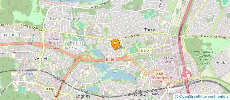 localisation de l'entreprise BORNE EXPRESS à TORCY
