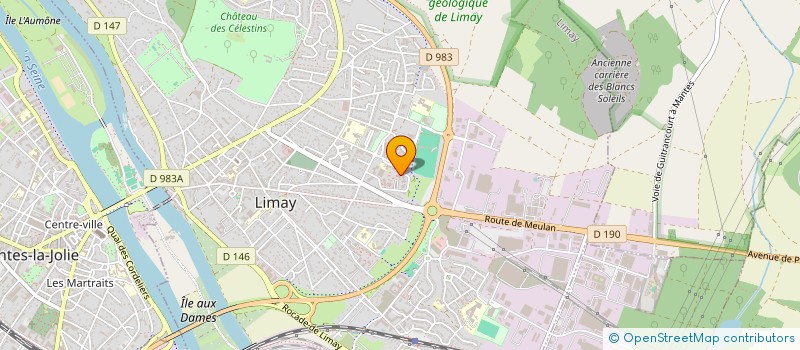 localisation de l'entreprise BORNE ME  LIMAY