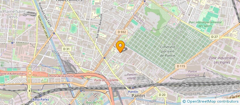 localisation de l'entreprise BORNE PLUS à PANTIN
