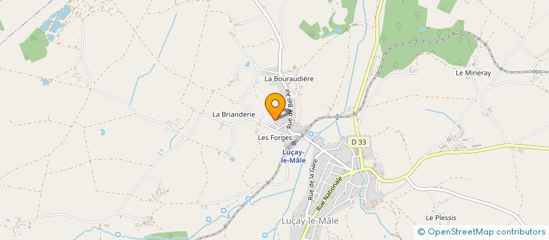 localisation de l'entreprise BORNE SOLUTION à LUCAY-LE-MALE