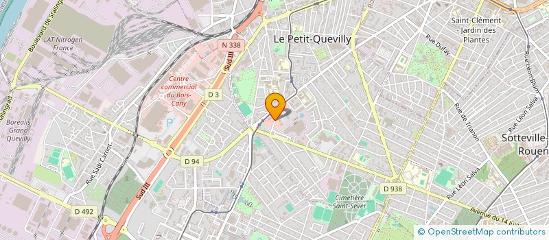 localisation de l'entreprise BORNE TO BE ELECTRIC à LE PETIT-QUEVILLY