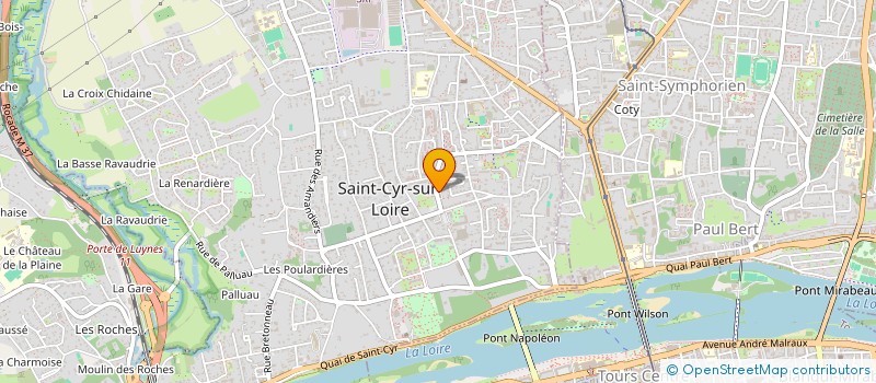 localisation de l'entreprise BORNE TO GEEK à SAINT-CYR-SUR-LOIRE