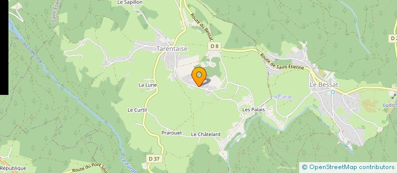 localisation de l'entreprise BORNE TRANSPORTS LOCATION à MARLHES