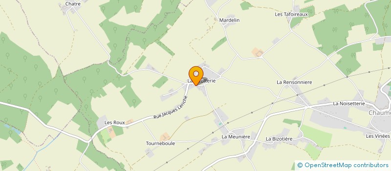 localisation de l'entreprise BORNE-VE89 à CHAUMOT