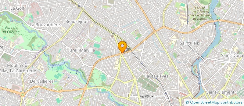 localisation de l'entreprise BORNEO à NANTES