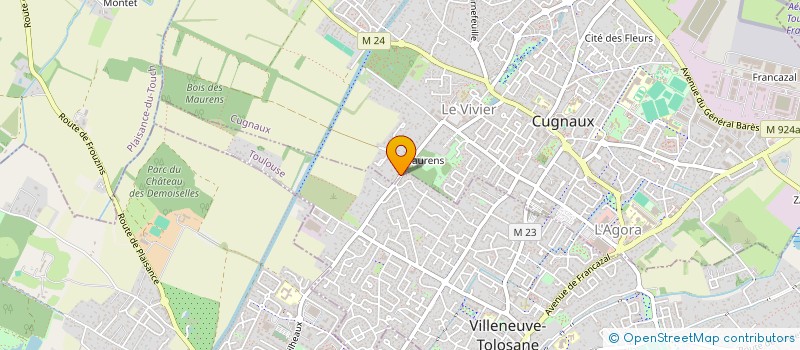 localisation de l'entreprise BORNEO  CUGNAUX