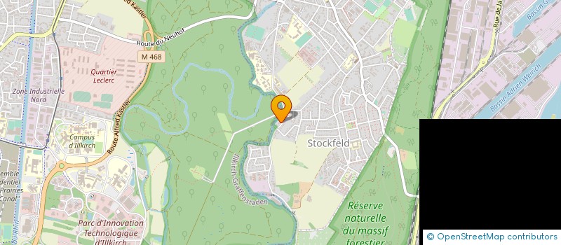 localisation de l'entreprise BORNERT N. MAINTENANCE CHAUFFAGE-SANITAIRE à STRASBOURG