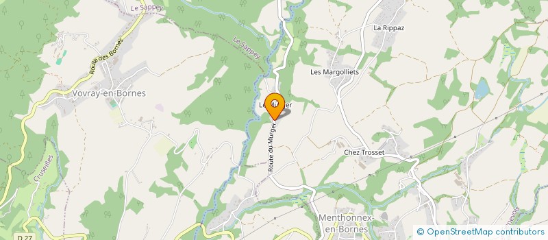 localisation de l'entreprise BORNES TO BE...  MENTHONNEX-EN-BORNES