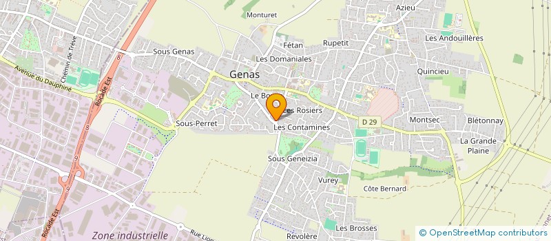 localisation de l'entreprise BORNICAT DIDIER BORNICAT CENDRINE  GENAS