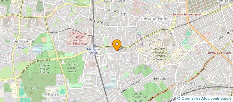 localisation de l'entreprise BORNIG  MERIGNAC