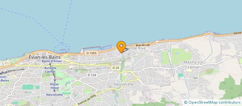 localisation de l'entreprise BORNOYA  EVIAN-LES-BAINS