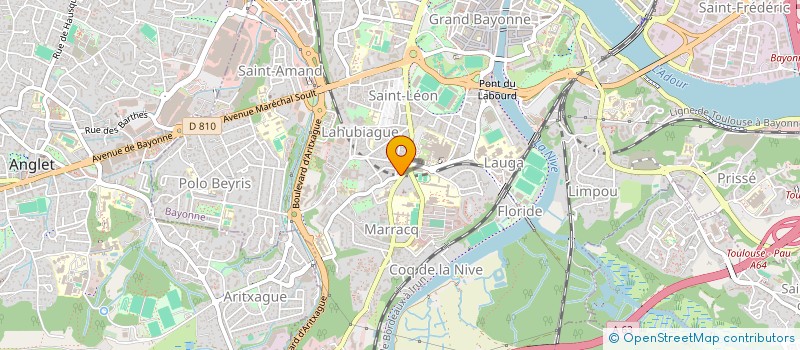 localisation de l'entreprise BOROBILA à BAYONNE