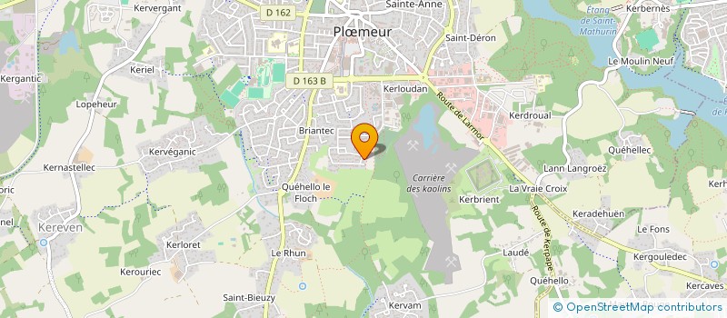 localisation de l'entreprise BORODATY RUE DE PARIS  PLOEMEUR