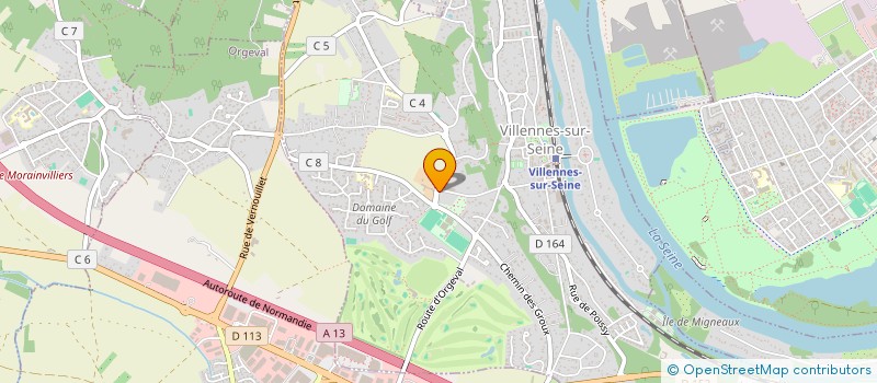 localisation de l'entreprise BORODINE  VILLENNES-SUR-SEINE