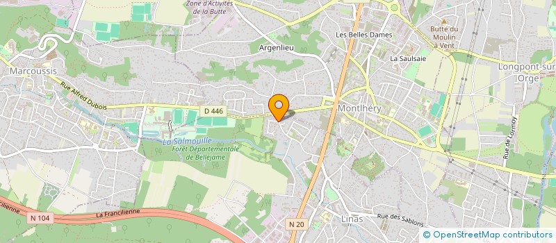 localisation de l'entreprise BOROGUI à LINAS