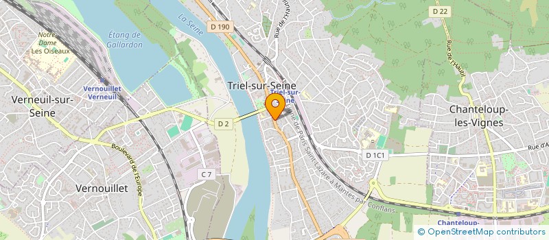 localisation de l'entreprise BOROMEYKHMER  TRIEL-SUR-SEINE