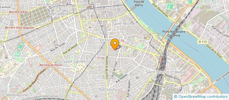 localisation de l'entreprise BORORO à BORDEAUX