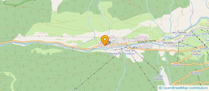 localisation de l'entreprise BOROT - FILLIOL  VAL-CENIS