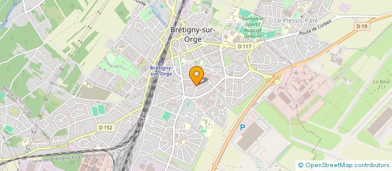 localisation de l'entreprise BOROTHER BODY TRAINING à BRETIGNY-SUR-ORGE