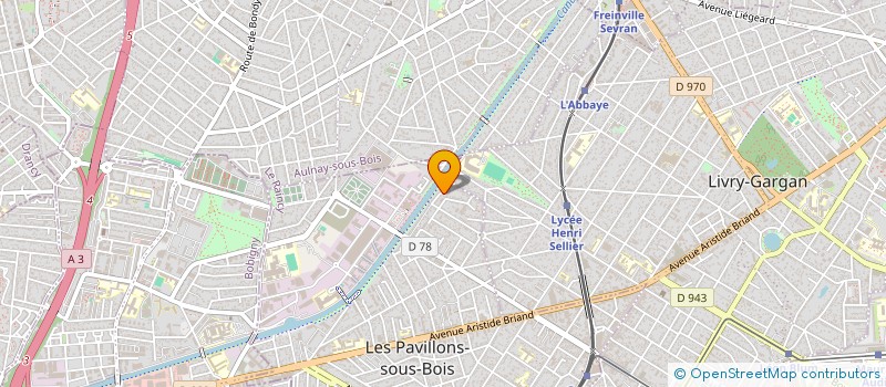 localisation de l'entreprise BOROUGE  LES PAVILLONS-SOUS-BOIS