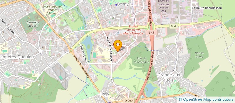 localisation de l'entreprise BORPI  FLEVY