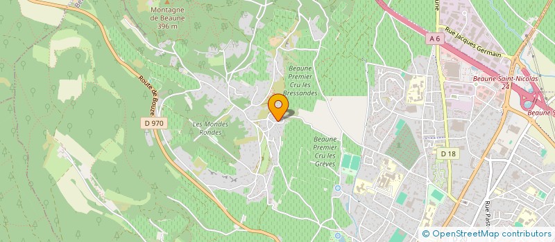 localisation de l'entreprise BORRA FILS à BEAUNE