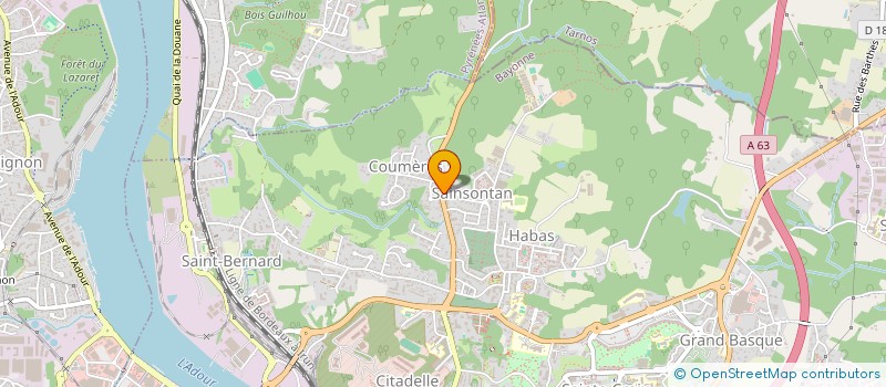 localisation de l'entreprise BORRAS GASSO à BAYONNE