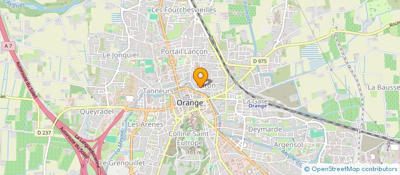 localisation de l'entreprise BORREL  ORANGE