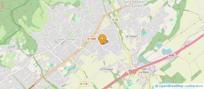 localisation de l'entreprise BORRELL IMMO  SAINT-ISMIER