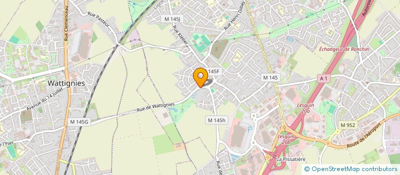 localisation de l'entreprise BORRIN TRADING  FACHES-THUMESNIL