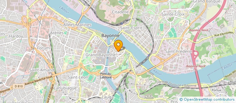 localisation de l'entreprise BORROKA 64 à BAYONNE