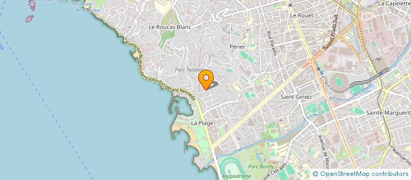 localisation de l'entreprise BORSALINO à MARSEILLE