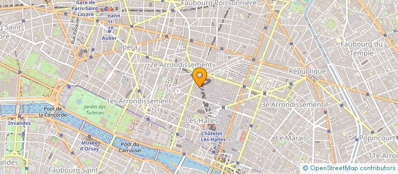 localisation de l'entreprise BORSALINO IMMO à PARIS