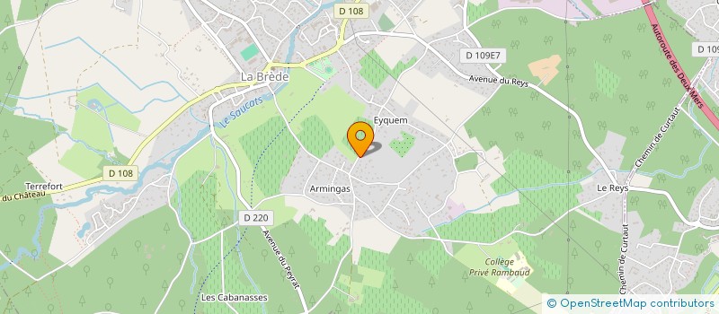 localisation de l'entreprise BORSATO à LA BREDE