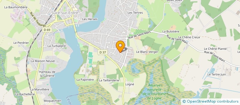 localisation de l'entreprise BORSATTI IMMOBILIER à SUCE-SUR-ERDRE