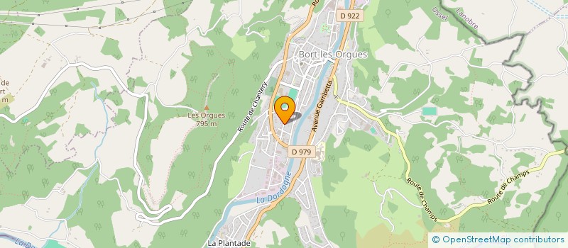 localisation de l'entreprise BORT DECOR à BORT-LES-ORGUES