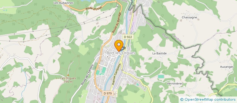 localisation de l'entreprise BORT KARATE CLUB  BORT-LES-ORGUES