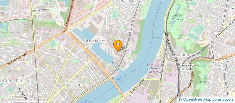 localisation de l'entreprise BORTEQ à BORDEAUX