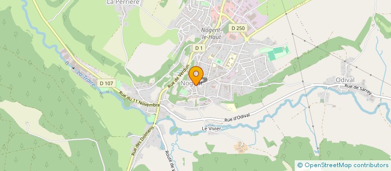 localisation de l'entreprise BORTOLOT à MAISONCELLES