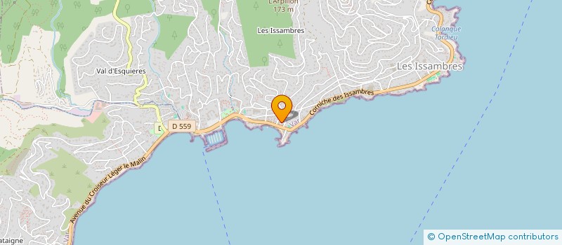 localisation de l'entreprise BORTOLUZZI B  ROQUEBRUNE-SUR-ARGENS