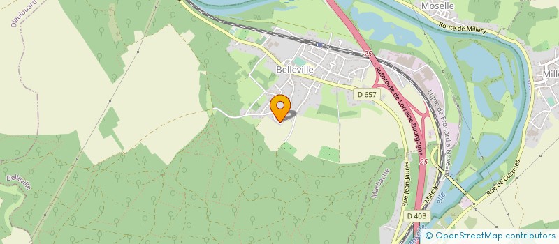 localisation de l'entreprise BORY IMMOBILIER  BELLEVILLE