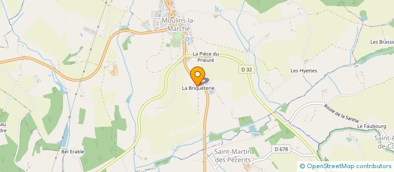 localisation de l'entreprise BORZOI à MOULINS-LA-MARCHE