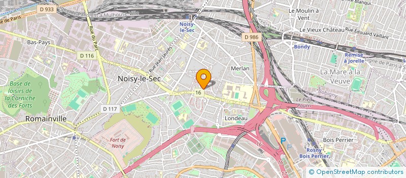 localisation de l'entreprise BOS à NOISY-LE-SEC