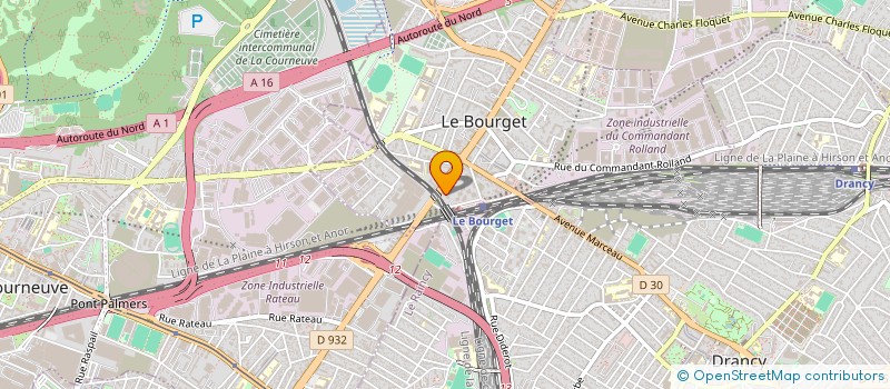 localisation de l'entreprise BOS à LE BOURGET