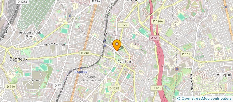 localisation de l'entreprise BOS  CACHAN