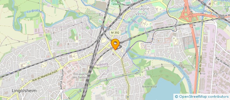 localisation de l'entreprise BOS à STRASBOURG