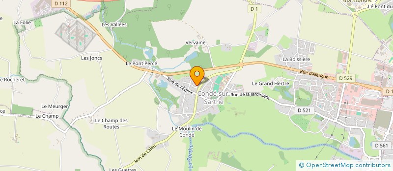 localisation de l'entreprise BOS à CONDE-SUR-SARTHE