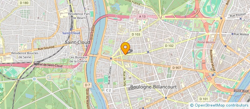 localisation de l'entreprise BOS & CO à BOULOGNE-BILLANCOURT