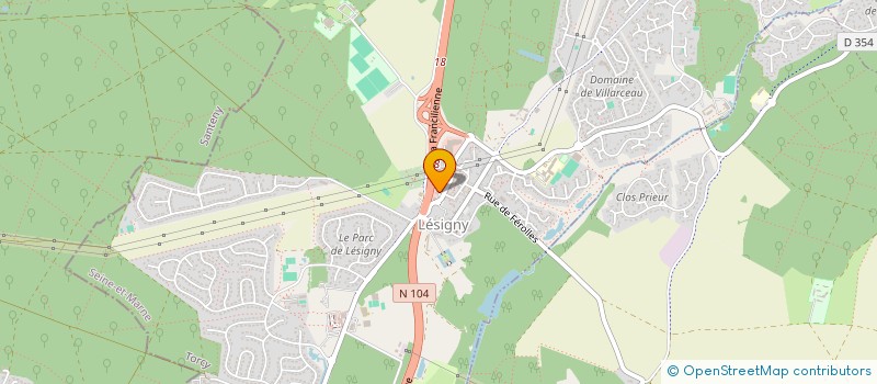 localisation de l'entreprise BOS & CO  LESIGNY