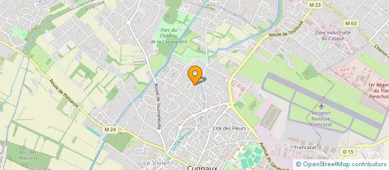 localisation de l'entreprise BOS COMPETITION  CUGNAUX